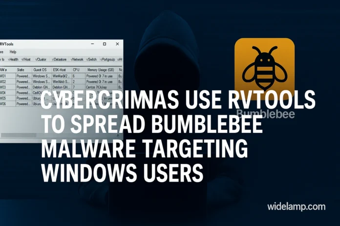 Bumblebee Malware Spread Through Compromised RVTools Installer in Targeted Supply Chain Attack a person in a hoodie with a computer screen
