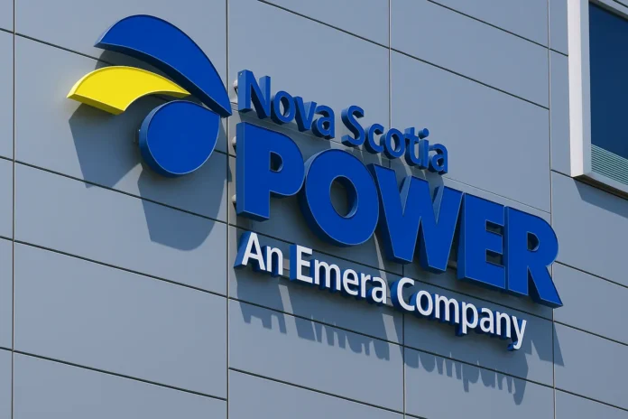 a sign on a building nova scotia