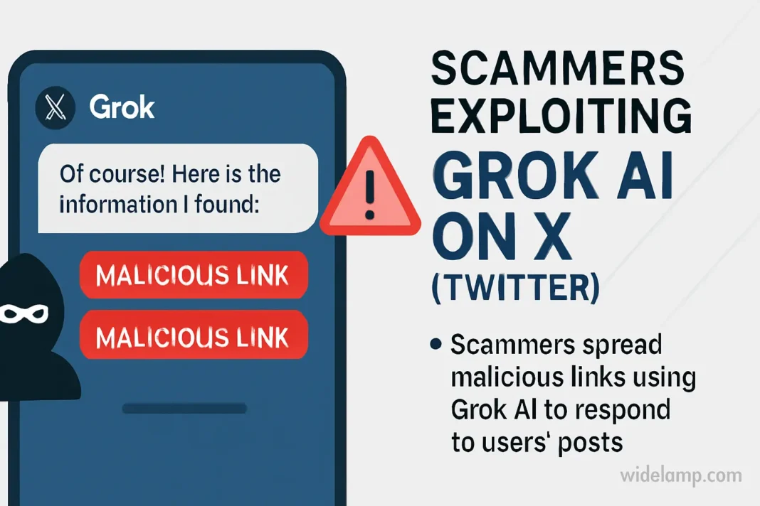 Scammers Use Grok to Spread Malicious Links on X